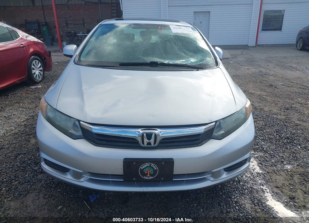 2012 HONDA CIVIC EX VIN: 2HGFB2F86CH507872