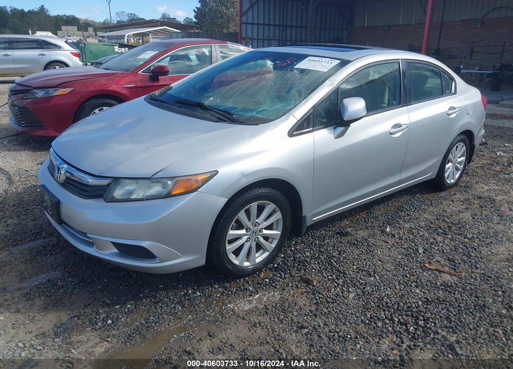 2012 HONDA CIVIC EX VIN: 2HGFB2F86CH507872