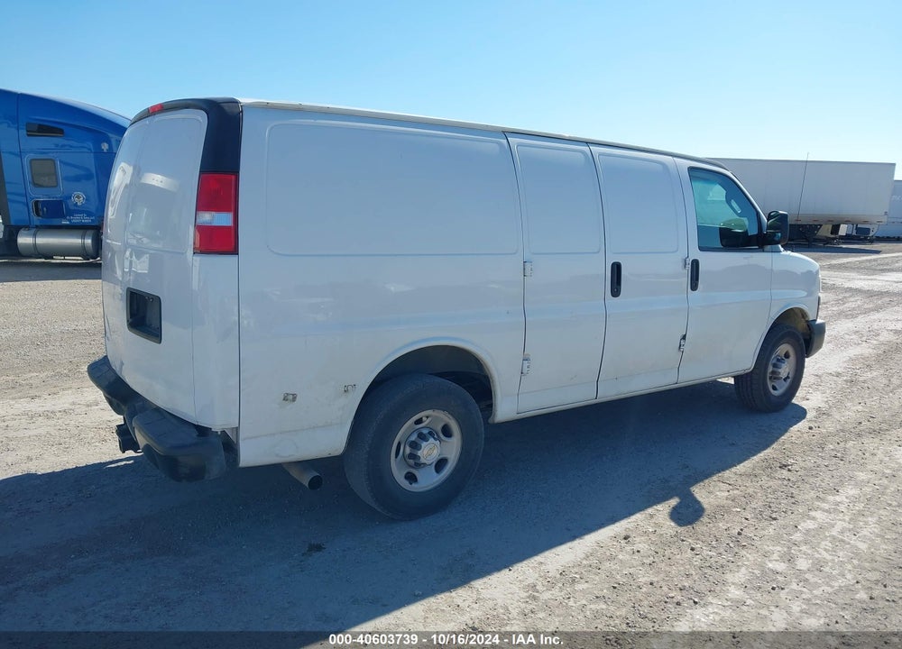 2020 CHEVROLET EXPRESS CARGO RWD 2500 REGULAR WHEELBASE WT VIN: 1GCWGAFP4L1277278