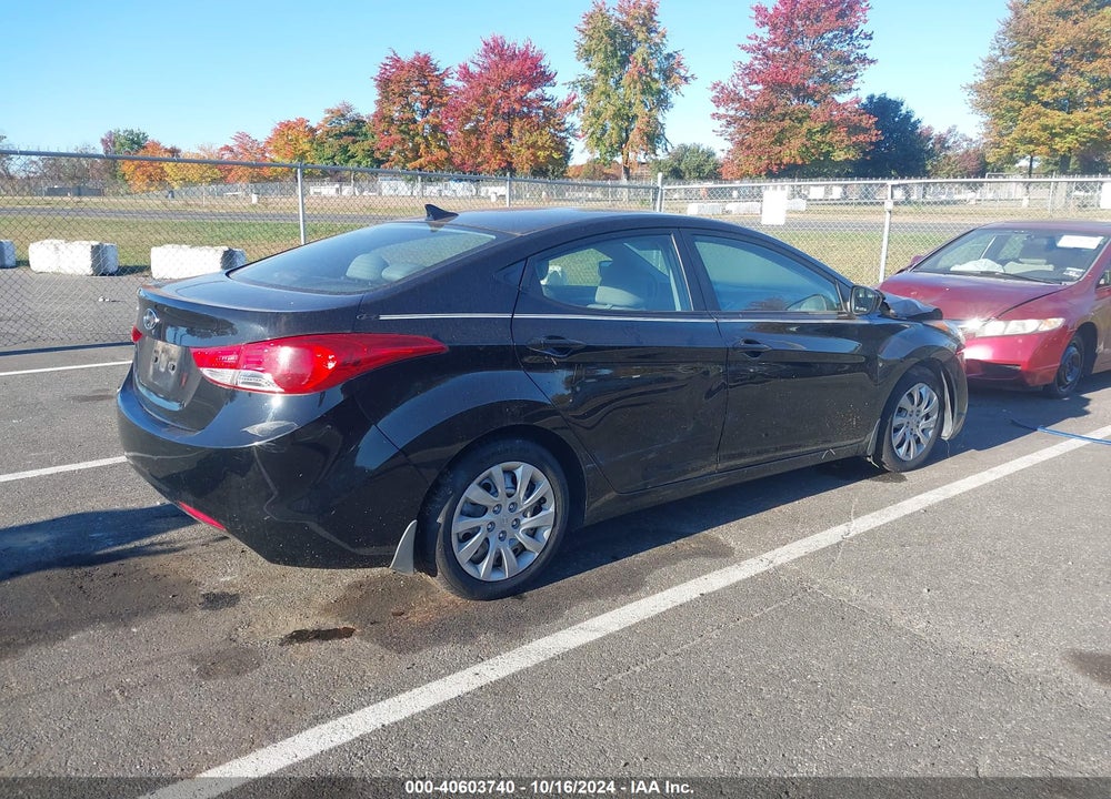 2012 HYUNDAI ELANTRA GLS VIN: 5NPDH4AE9CH137327