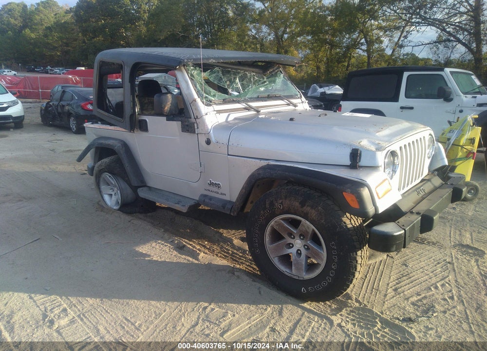 2004 JEEP WRANGLER X VIN: 1J4FA39S54P756735