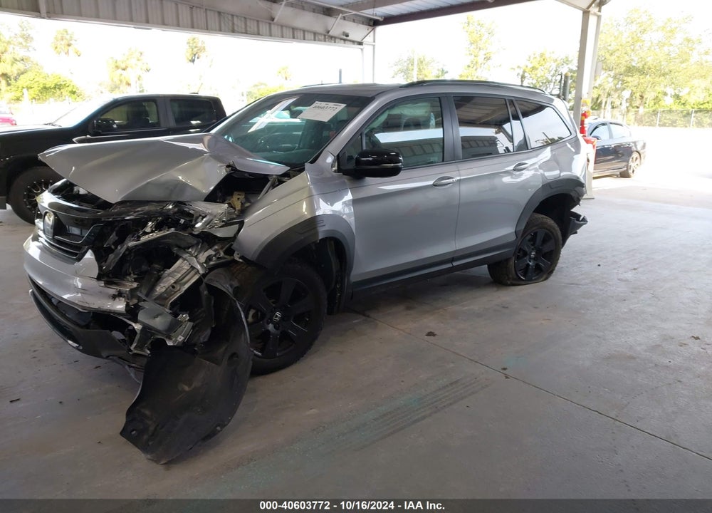 2022 HONDA PILOT AWD TRAILSPORT VIN: 5FNYF6H87NB060381