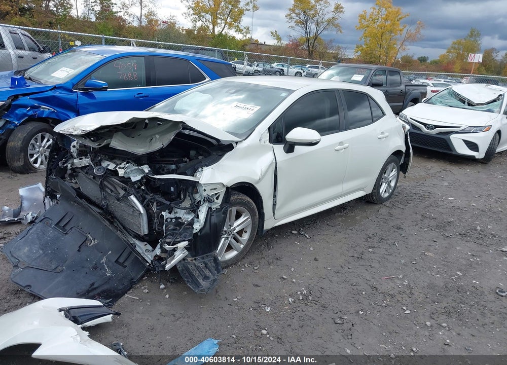 2019 TOYOTA COROLLA SE VIN: JTNK4RBE7K3043161