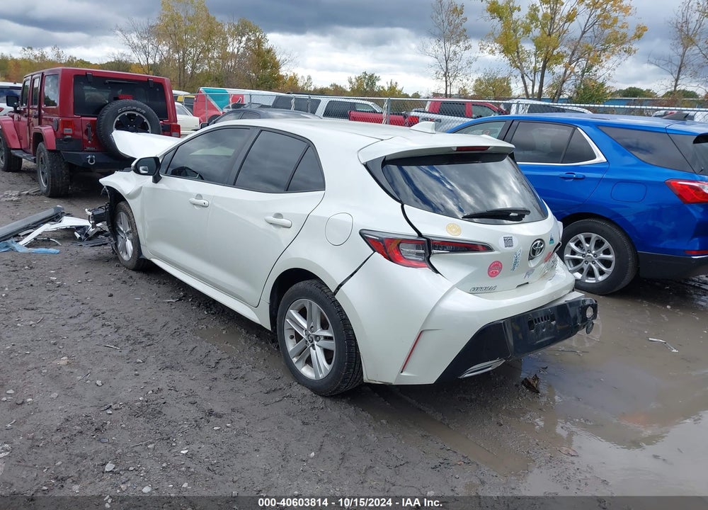 2019 TOYOTA COROLLA SE VIN: JTNK4RBE7K3043161
