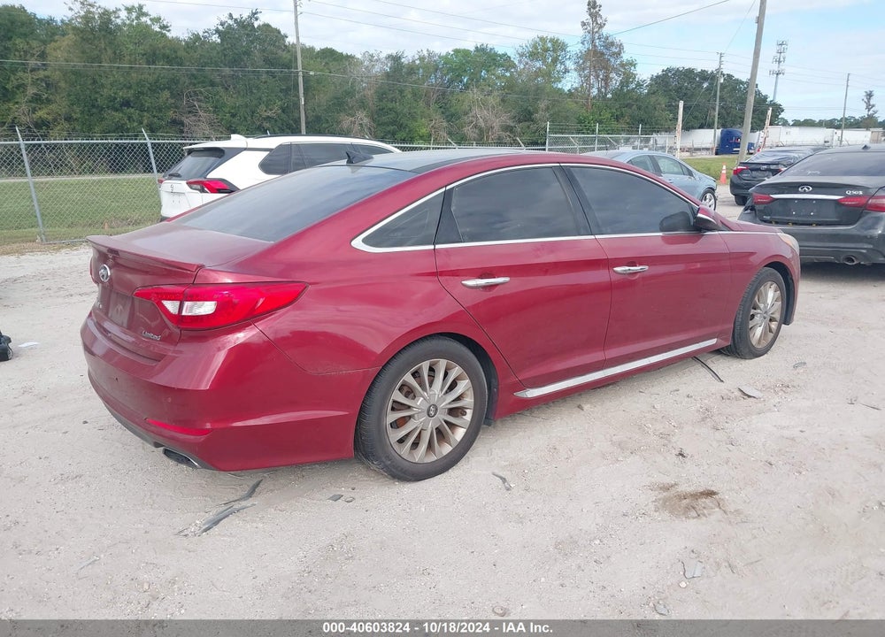 2015 HYUNDAI SONATA LIMITED VIN: 5NPE34AF9FH022629
