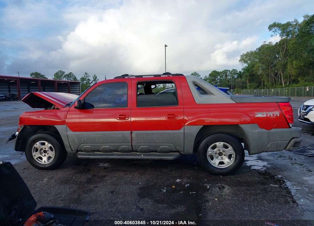 2002 CHEVROLET AVALANCHE 1500 VIN: 3GNEC13T42G290273