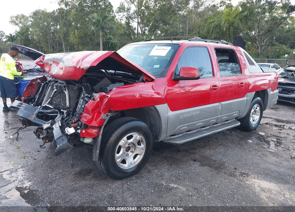 2002 CHEVROLET AVALANCHE 1500 VIN: 3GNEC13T42G290273
