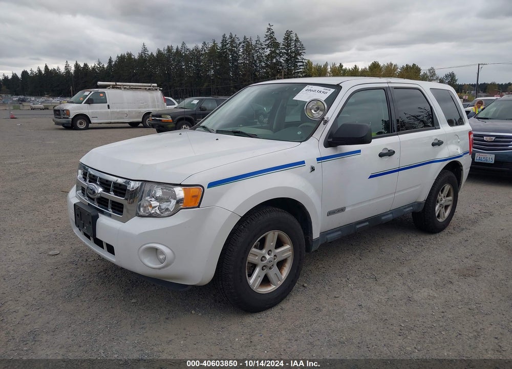 2008 FORD ESCAPE HYBRID VIN: 1FMCU59HX8KD33843