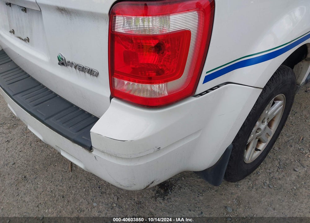 2008 FORD ESCAPE HYBRID VIN: 1FMCU59HX8KD33843