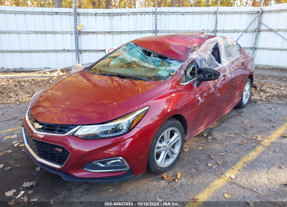 2018 CHEVROLET CRUZE LT AUTO VIN: 1G1BE5SM8J7208751