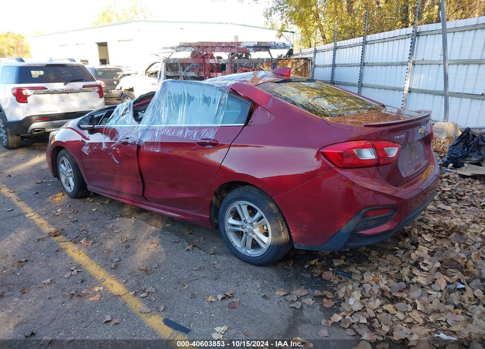 2018 CHEVROLET CRUZE LT AUTO VIN: 1G1BE5SM8J7208751