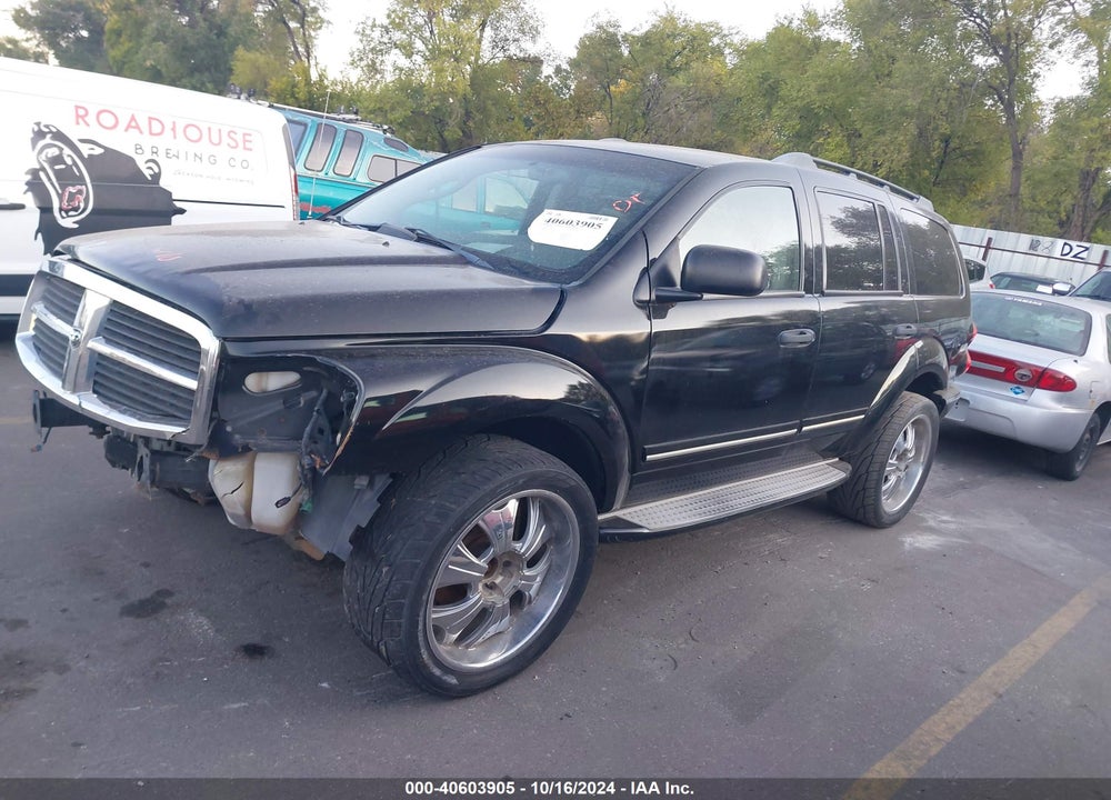 2004 DODGE DURANGO LIMITED VIN: 1D8HB58D14F222049