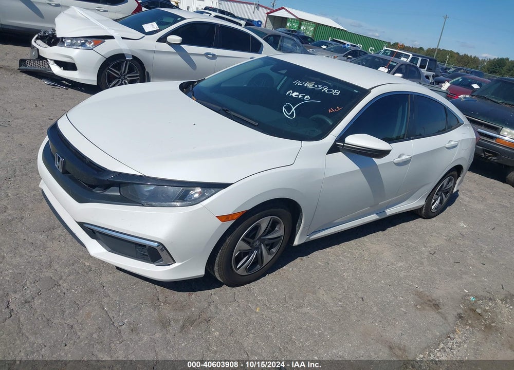 2020 HONDA CIVIC LX VIN: 19XFC2F62LE013160