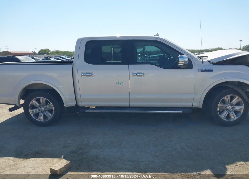 2018 FORD F-150 LARIAT VIN: 1FTEW1C55JKD98362