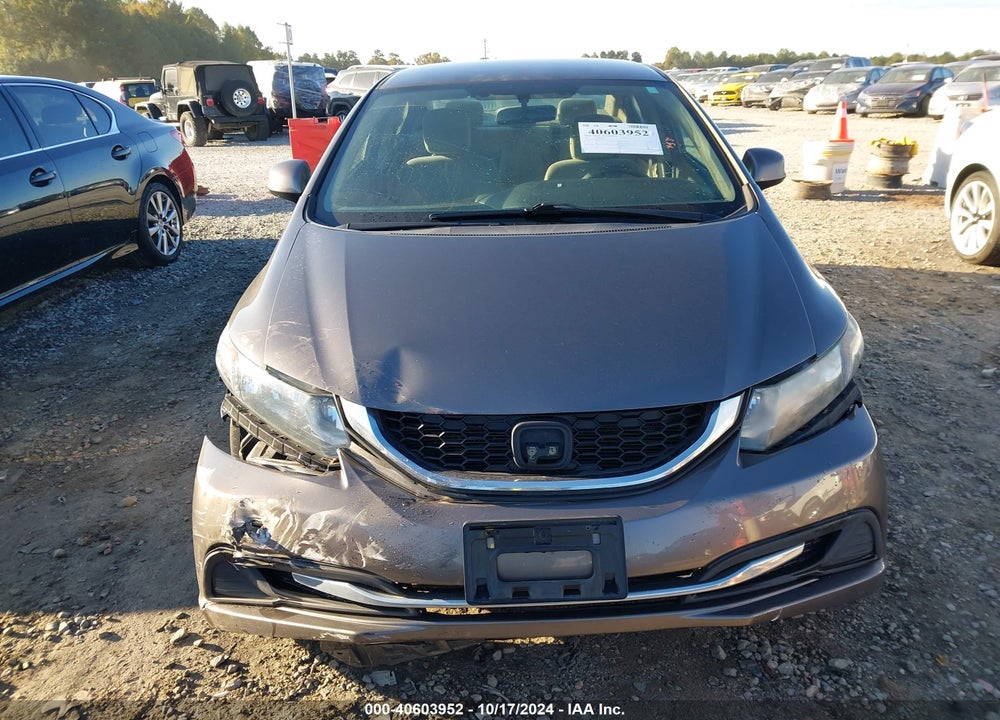 2013 HONDA CIVIC LX VIN: 2HGFB2F59DH598840