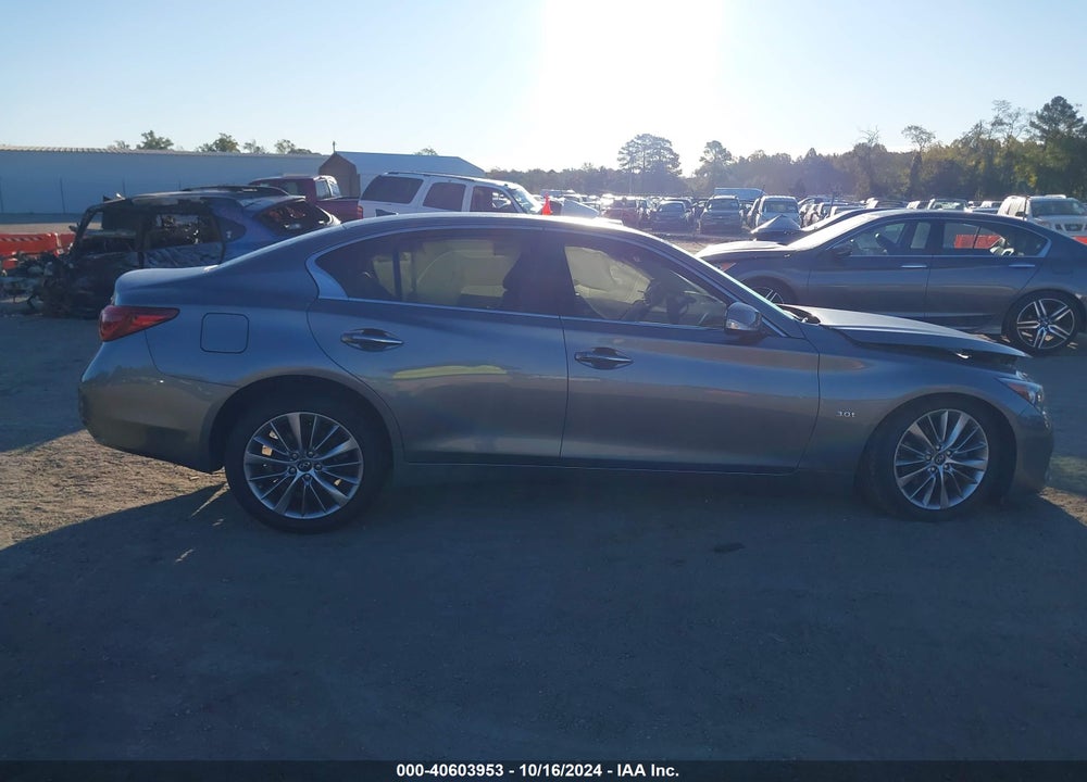 2019 INFINITI Q50 3.0T LUXE VIN: JN1EV7AR9KM553614