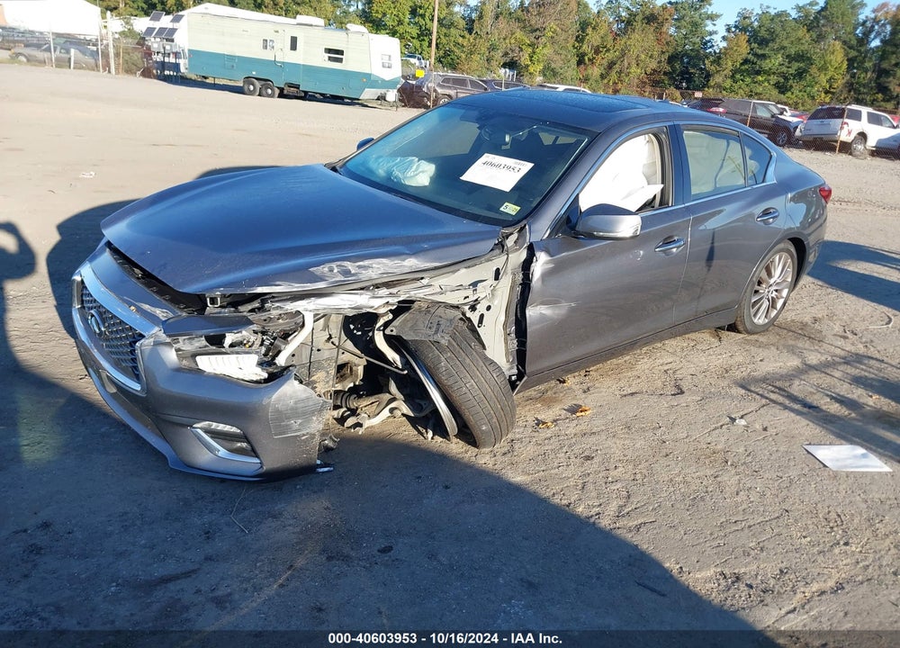 2019 INFINITI Q50 3.0T LUXE VIN: JN1EV7AR9KM553614
