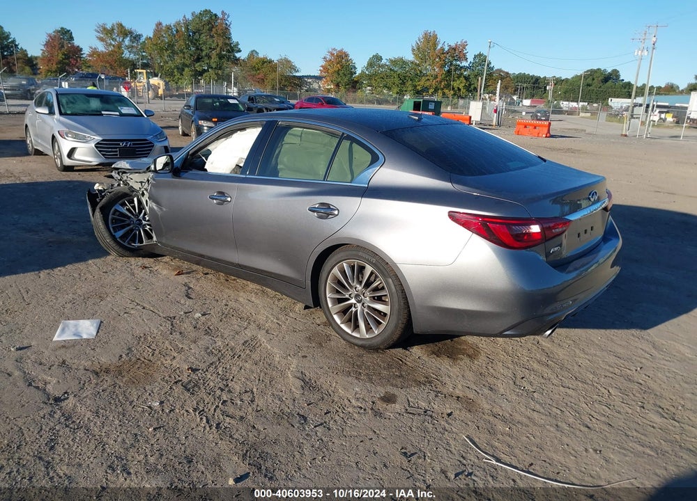 2019 INFINITI Q50 3.0T LUXE VIN: JN1EV7AR9KM553614