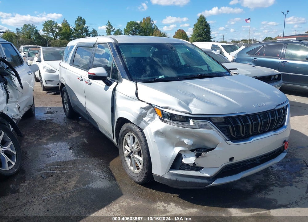 2022 KIA CARNIVAL MPV LX SEAT PACKAGE VIN: KNDNB4H38N6160444