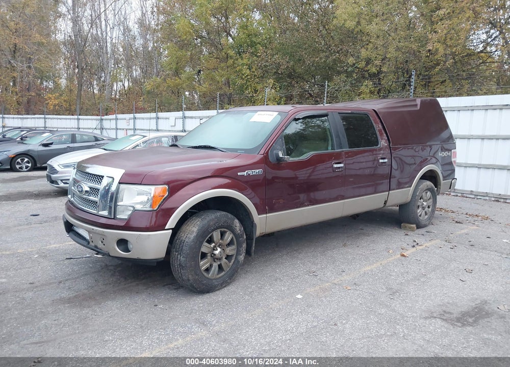 2010 FORD F-150 FX4/HARLEY-DAVIDSON/KING RANCH/LARIAT/PLATINUM/XL/XLT VIN: 1FTFW1EV9AFC92927