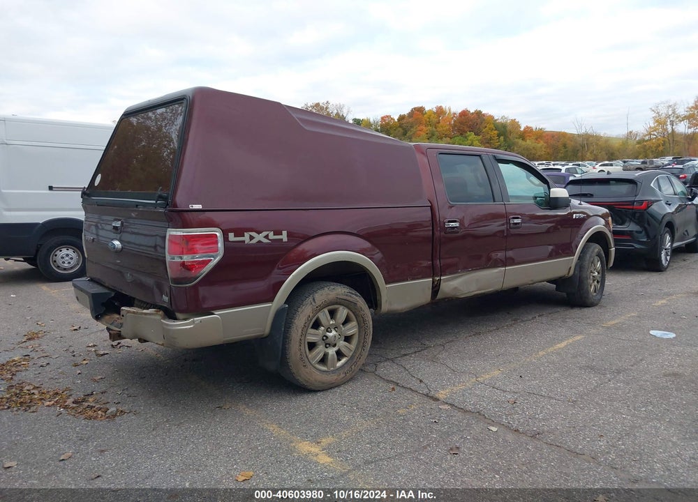 2010 FORD F-150 FX4/HARLEY-DAVIDSON/KING RANCH/LARIAT/PLATINUM/XL/XLT VIN: 1FTFW1EV9AFC92927