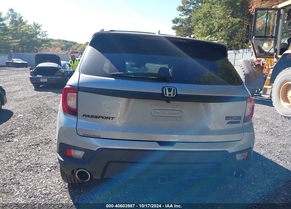 2022 HONDA PASSPORT AWD TRAILSPORT VIN: 5FNYF8H65NB008791