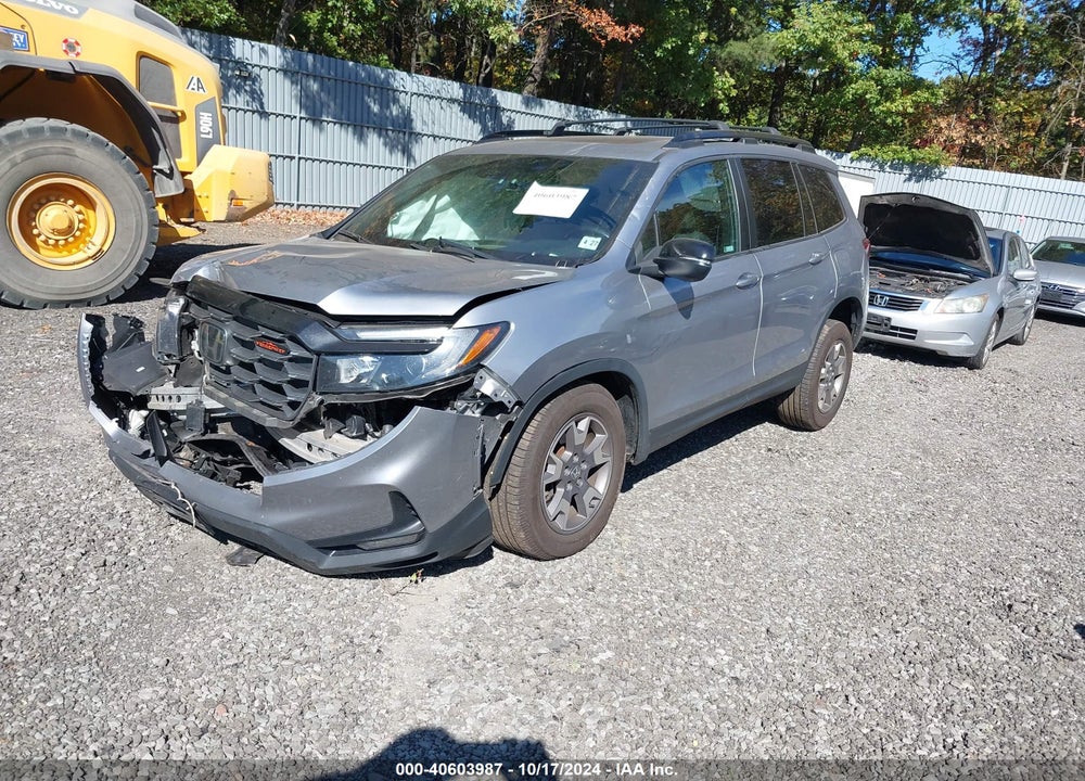 2022 HONDA PASSPORT AWD TRAILSPORT VIN: 5FNYF8H65NB008791