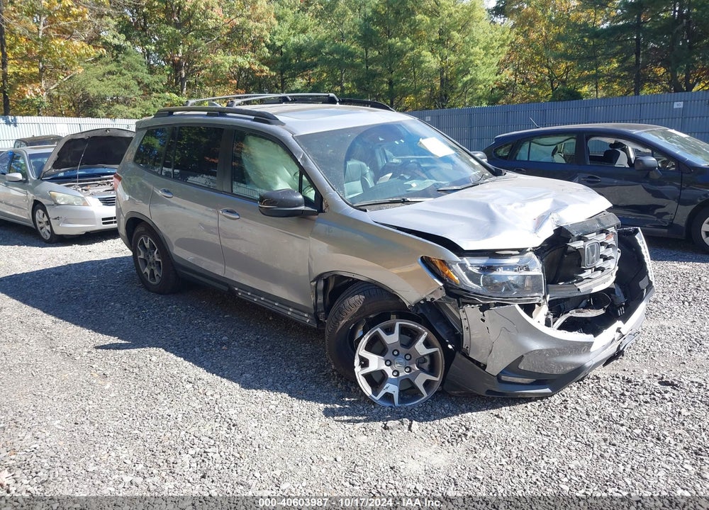 2022 HONDA PASSPORT AWD TRAILSPORT VIN: 5FNYF8H65NB008791