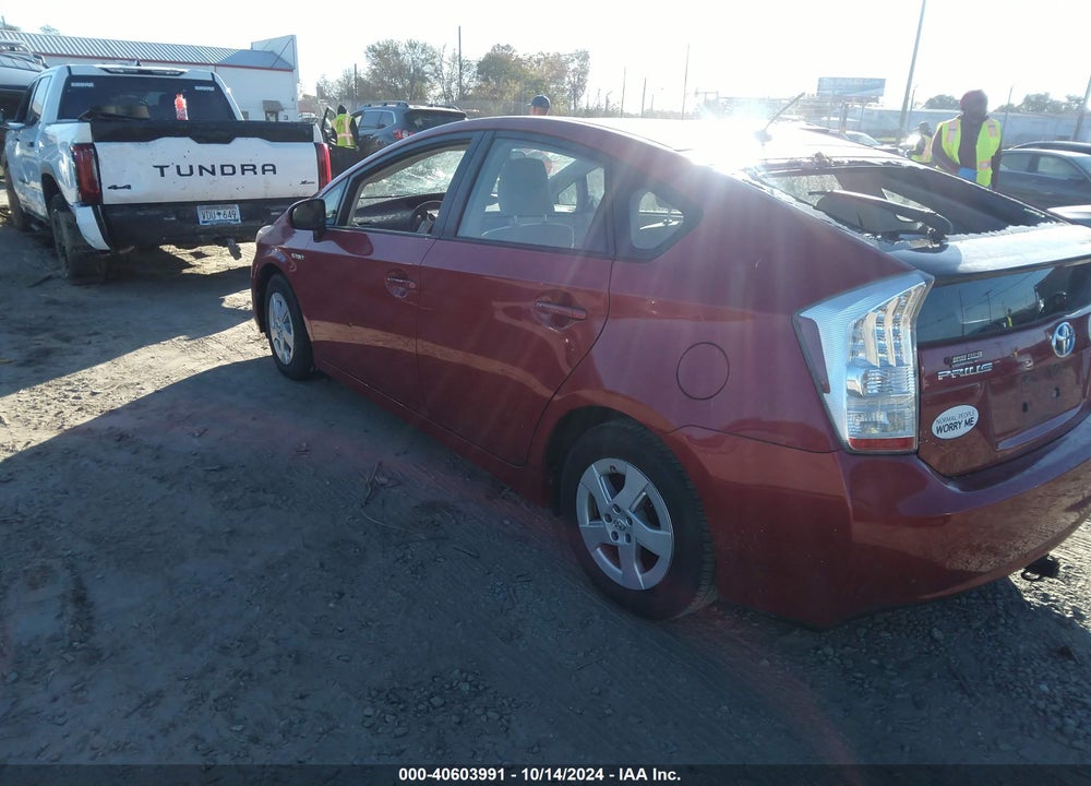 2010 TOYOTA PRIUS III VIN: JTDKN3DUXA5215625