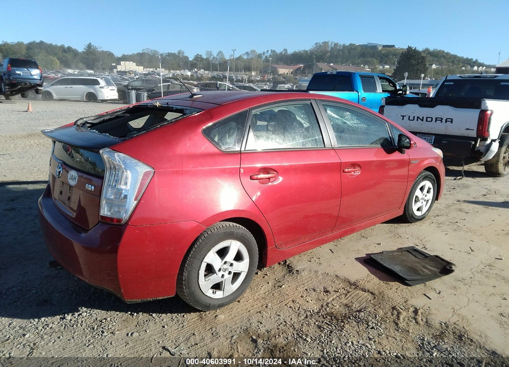2010 TOYOTA PRIUS III VIN: JTDKN3DUXA5215625