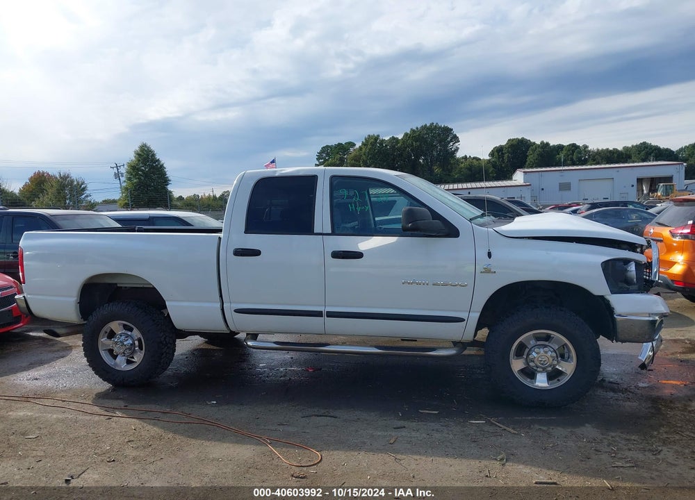2006 DODGE RAM 2500 SLT/TRX4 OFF ROAD/SPORT/POWER WAGON VIN: 3D7KS28C76G287487