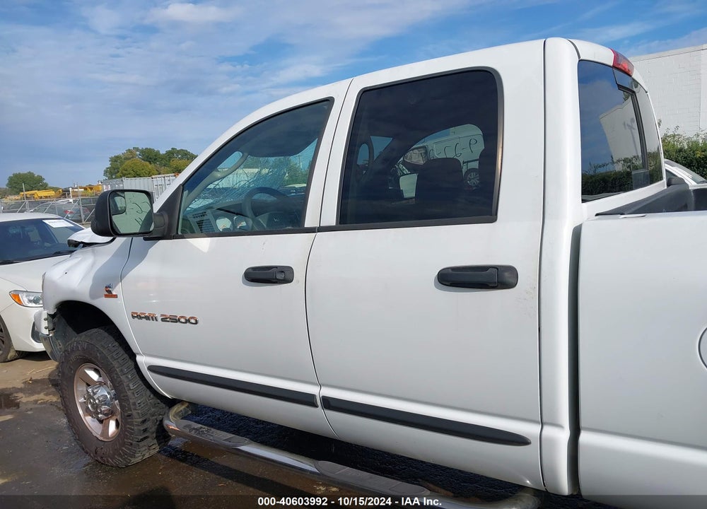 2006 DODGE RAM 2500 SLT/TRX4 OFF ROAD/SPORT/POWER WAGON VIN: 3D7KS28C76G287487