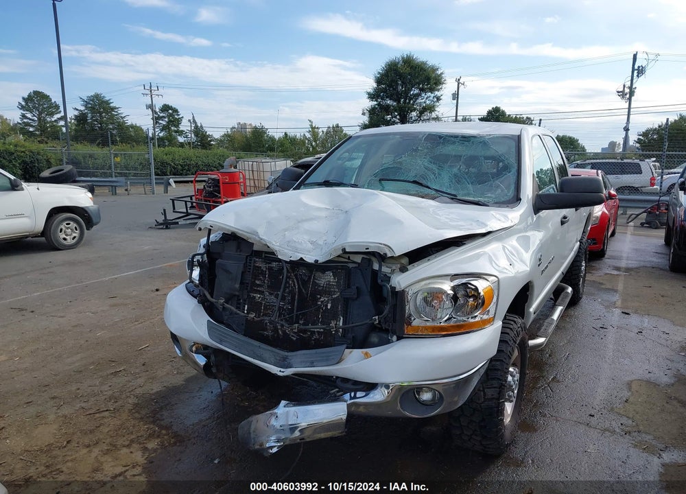 2006 DODGE RAM 2500 SLT/TRX4 OFF ROAD/SPORT/POWER WAGON VIN: 3D7KS28C76G287487