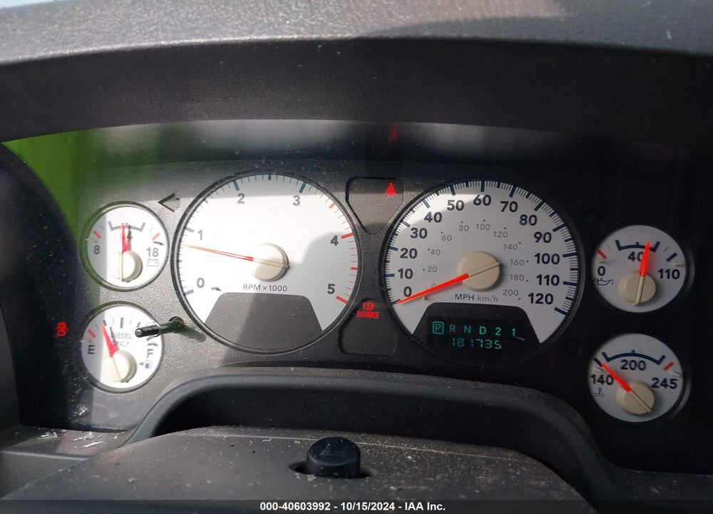 2006 DODGE RAM 2500 SLT/TRX4 OFF ROAD/SPORT/POWER WAGON VIN: 3D7KS28C76G287487