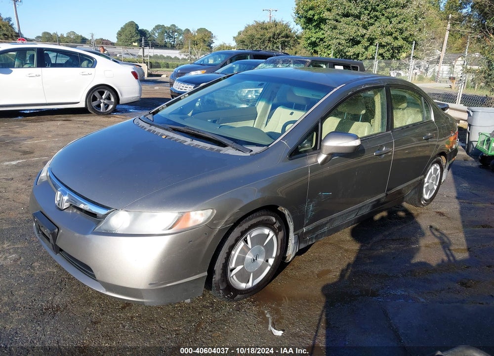 2006 HONDA CIVIC HYBRID VIN: JHMFA36276S009713
