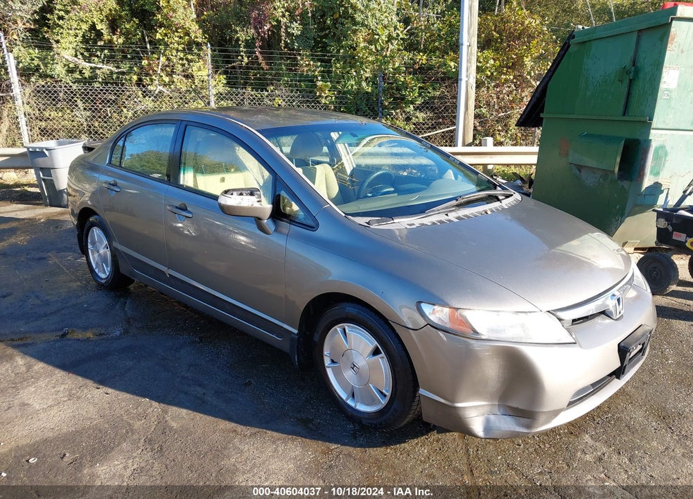 2006 HONDA CIVIC HYBRID VIN: JHMFA36276S009713