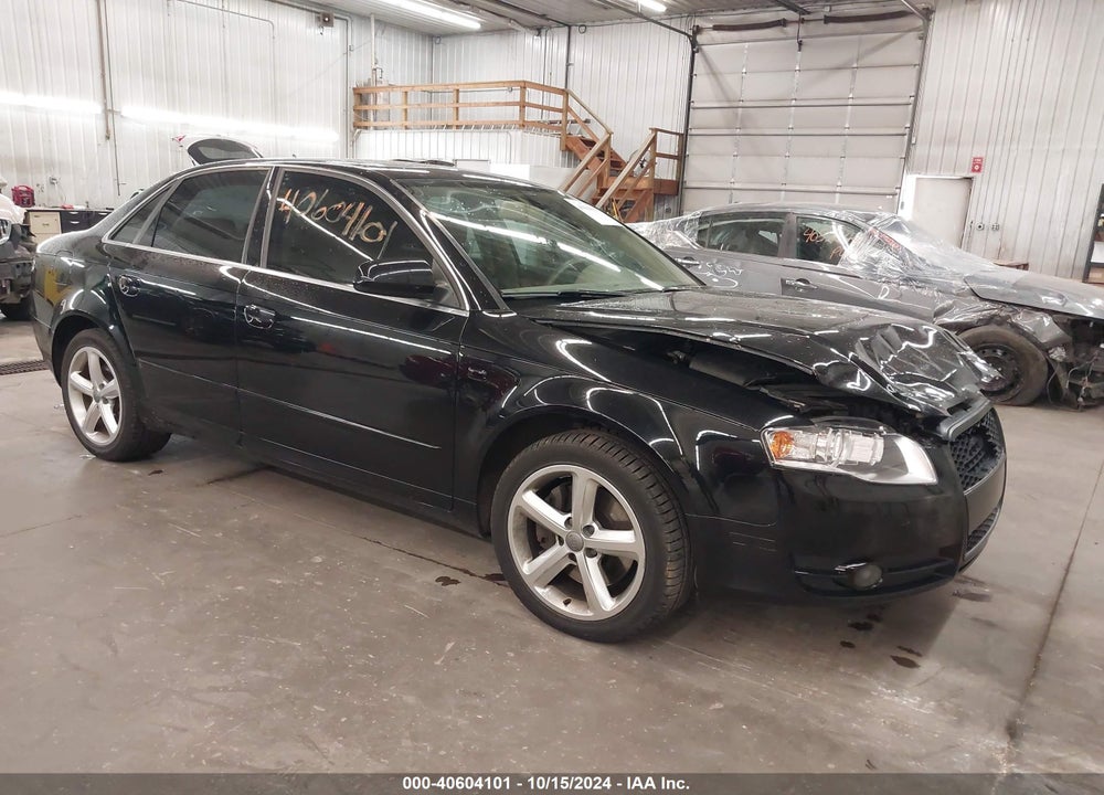 2007 AUDI A4 3.2 VIN: WAUDH78E97A099082