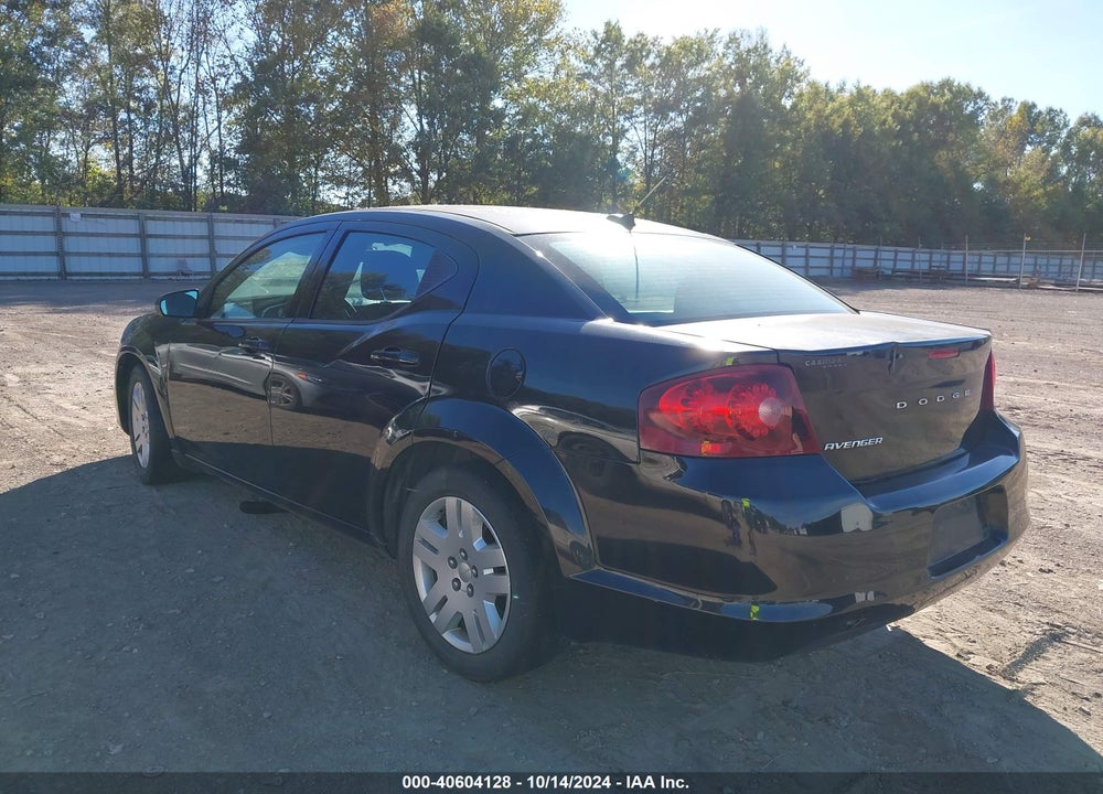 2012 DODGE AVENGER SE VIN: 1C3CDZAB6CN232104