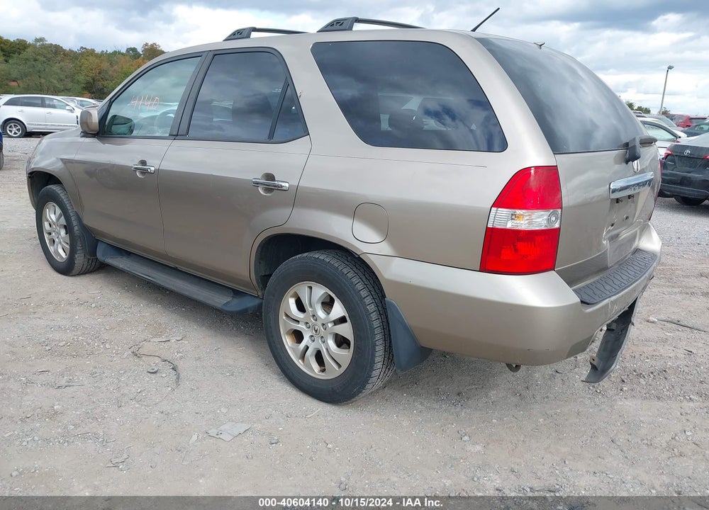 2003 ACURA MDX VIN: 2HNYD186X3H505222