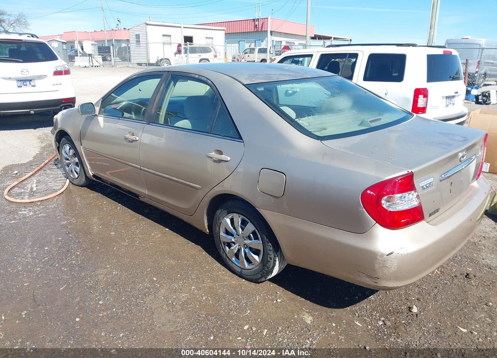 2002 TOYOTA CAMRY LE VIN: 4T1BE32K32U601274