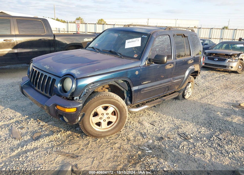 2004 JEEP LIBERTY LIMITED EDITION VIN: 1J4GL58K24W152738