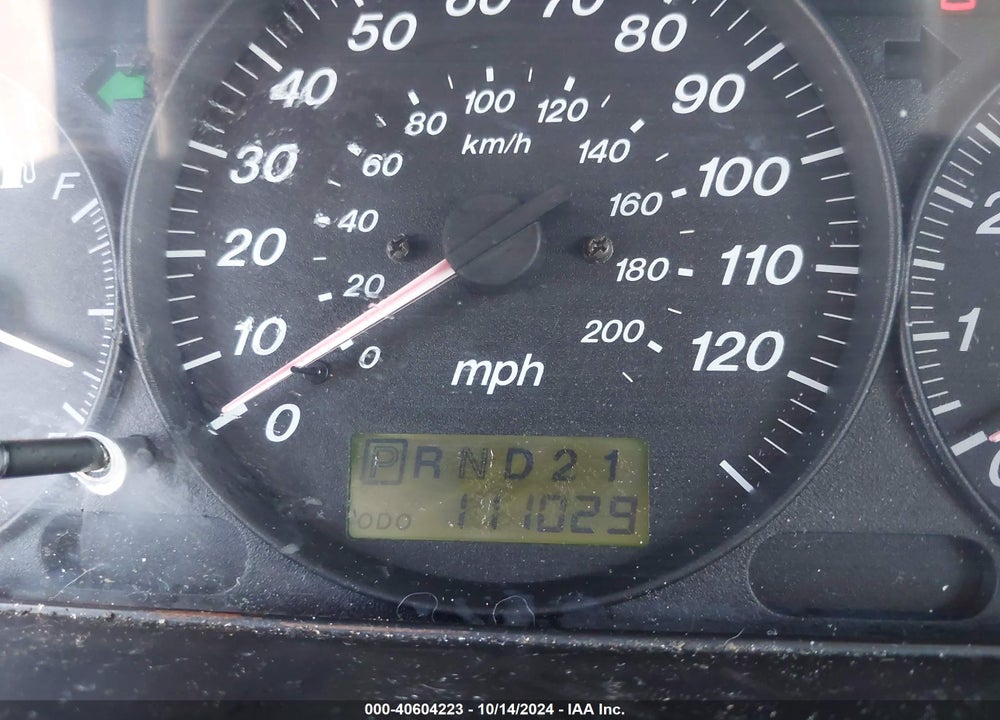 2000 MAZDA MPV DX/ES/LX VIN: JM3LW28G8Y0138722