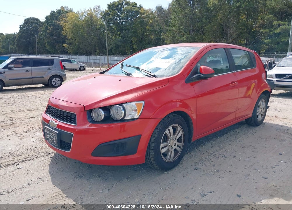 2012 CHEVROLET SONIC 2LT VIN: 1G1JC6SH3C4105252