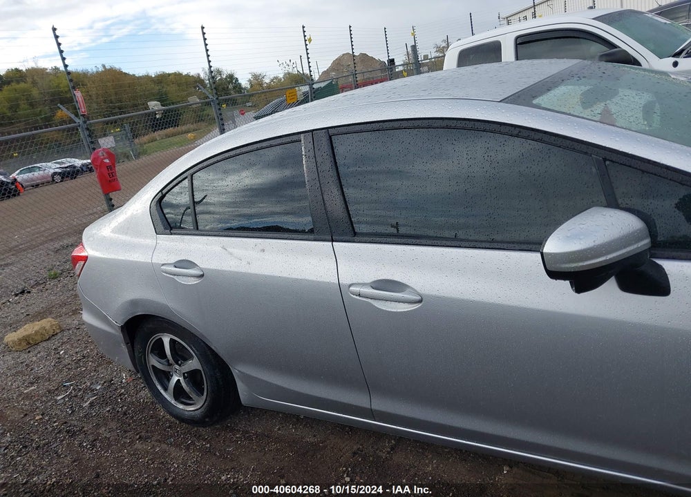 2015 HONDA CIVIC SE VIN: 19XFB2F75FE019163