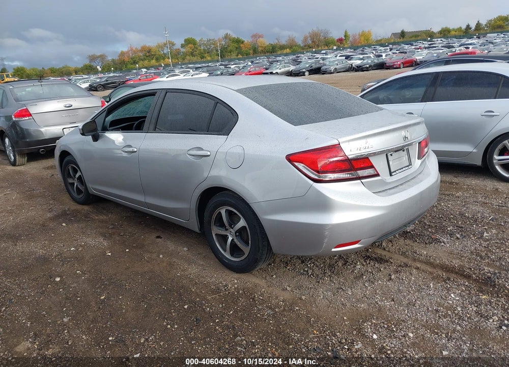2015 HONDA CIVIC SE VIN: 19XFB2F75FE019163