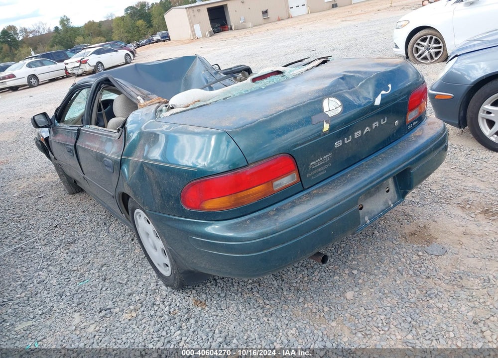 1995 SUBARU IMPREZA L VIN: JF1GC6351SH515356