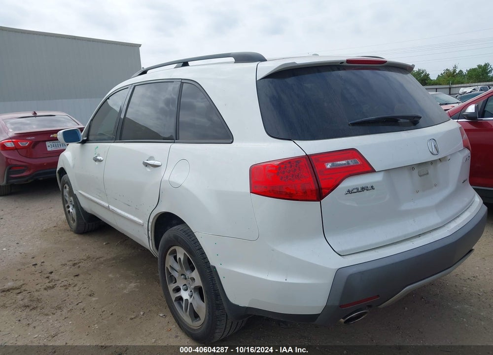 2008 ACURA MDX TECHNOLOGY PACKAGE VIN: 2HNYD28388H521499