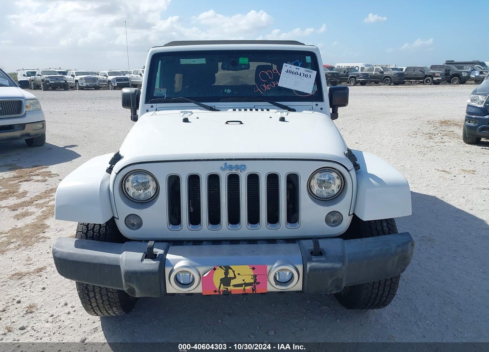 2017 ANGLER JEEP WR UNLIMITED SAHARA 4X4 VIN: 1C4BJWEG1HL656720