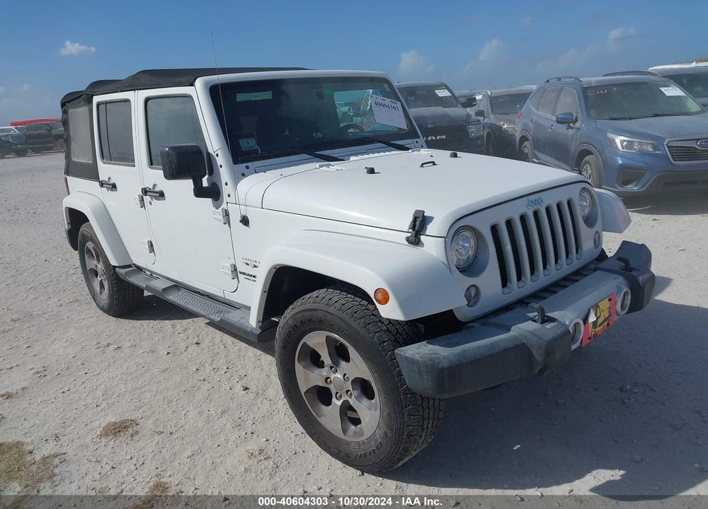 2017 ANGLER JEEP WR UNLIMITED SAHARA 4X4 VIN: 1C4BJWEG1HL656720