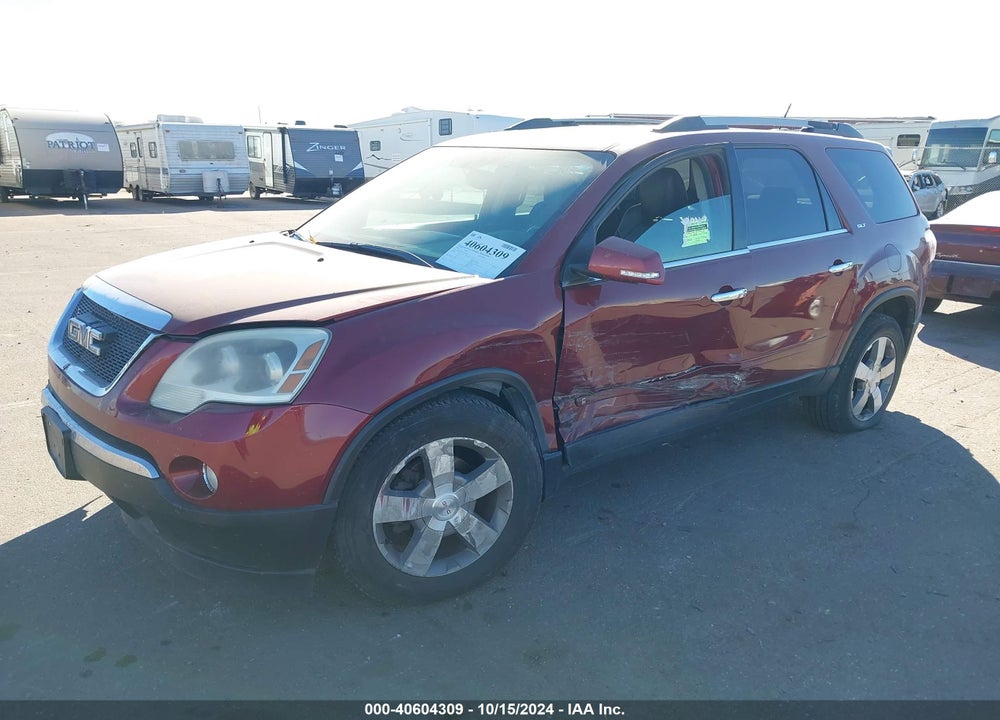 2010 GMC ACADIA SLT-1 VIN: 1GKLVMED2AJ162827